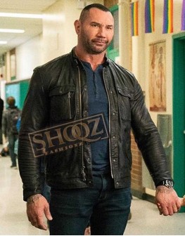 My Spy Dave Bautista Leather Jacket